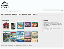 Tablet Screenshot of keokeebooks.com